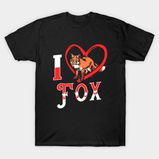 Fox | I love fox T-Shirt